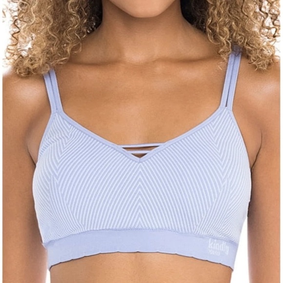 Kindly Yours Women's Seamless Pullover V-Neck Bralette, Size M - Picture 1 of 10